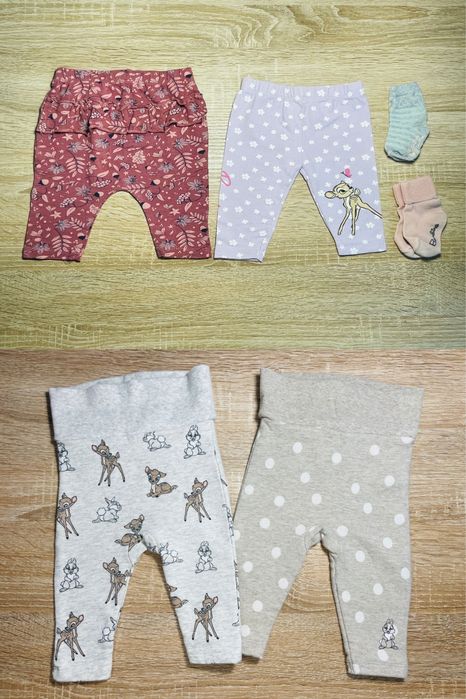 Paka 38 sztuk rozmiar 62 dla dziewczynki