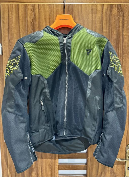 Kurtka REBELHORN JAX black/ fluo yellow rozm. L