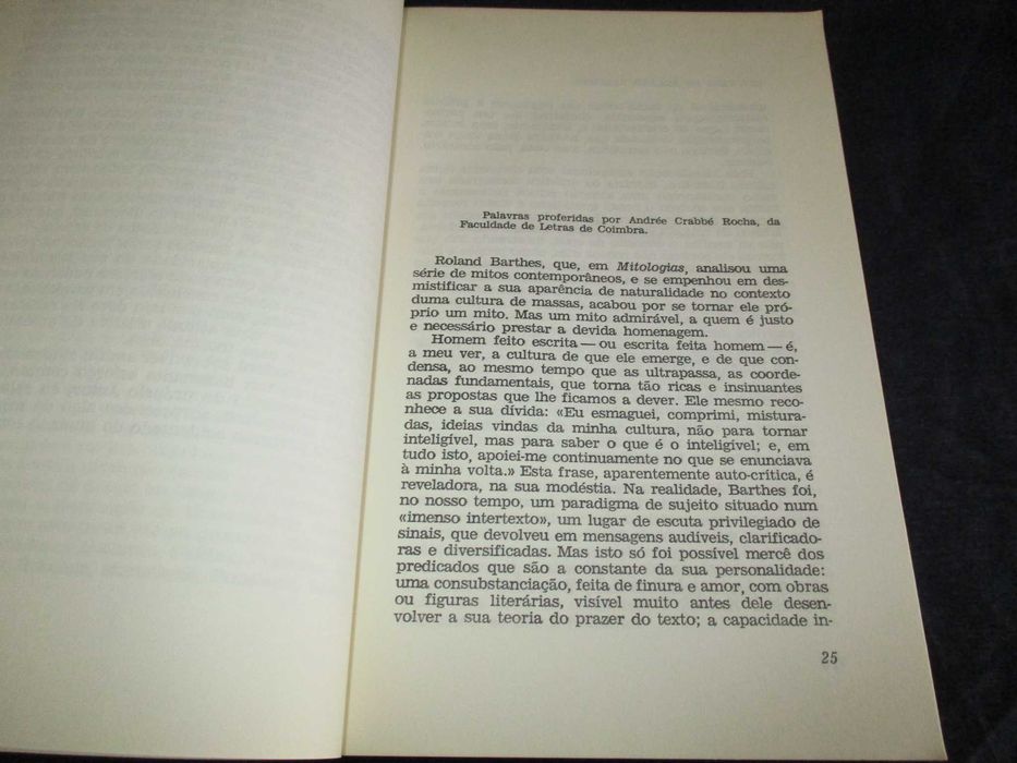 Livro Leituras de Roland Barthes