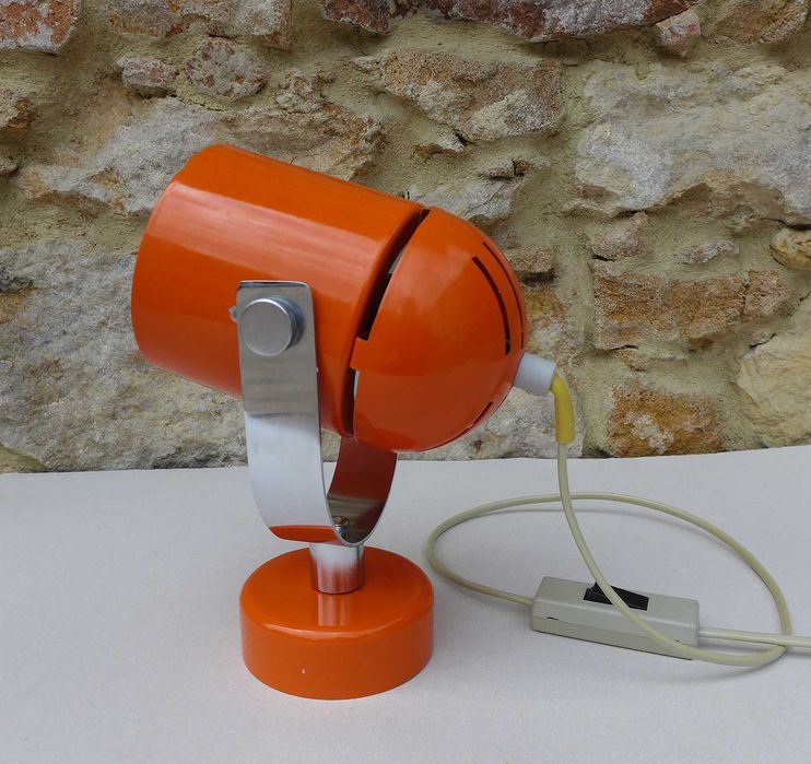 Lampa Stołowa Space Age Mid Century lata 70 Prl