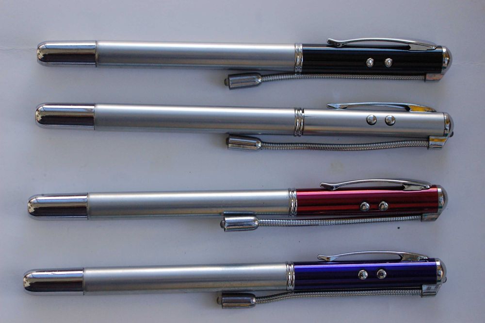 Caneta íman, leiser, chaves estela e fenda, luz infra ver. e escuro