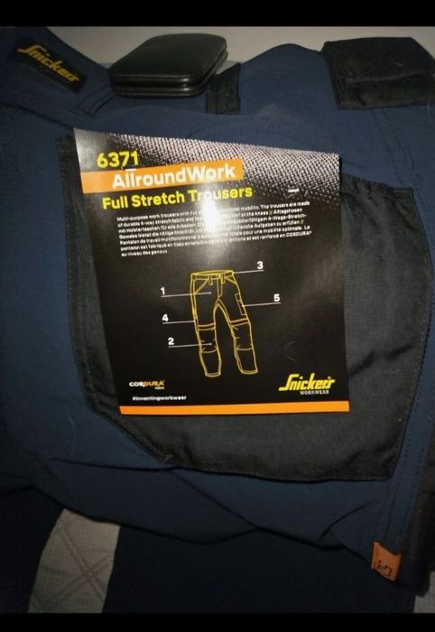 Nowe spodnie robocze Snickers 6371 rozm 52