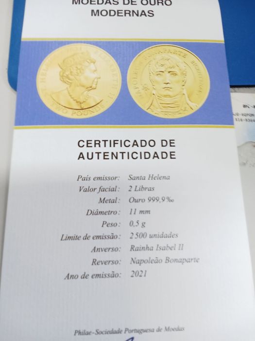 Moedas de ouro modernas
