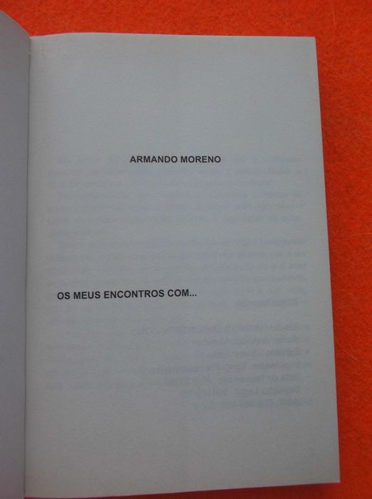 Os Meus Encontros Com  -  Armando Moreno