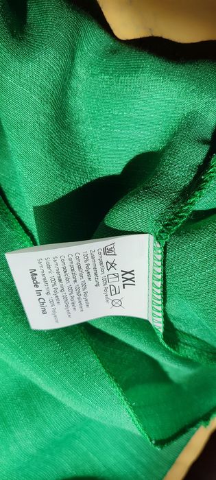 Krótka sukienka zielona   XXL