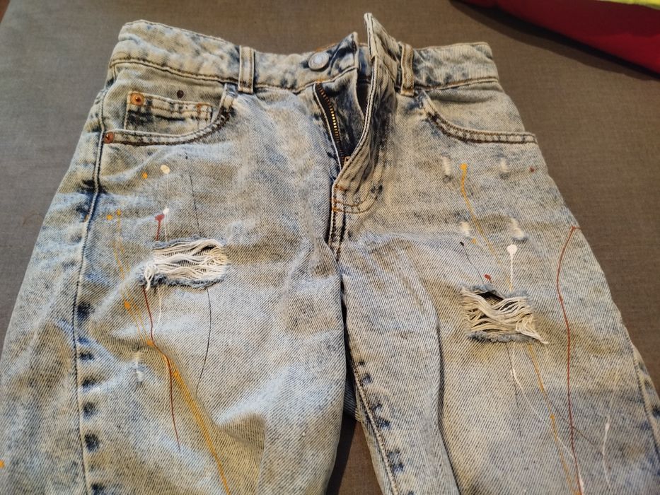 Spodenki jeansowe chłopięce ZARA  rozm 9/134cm