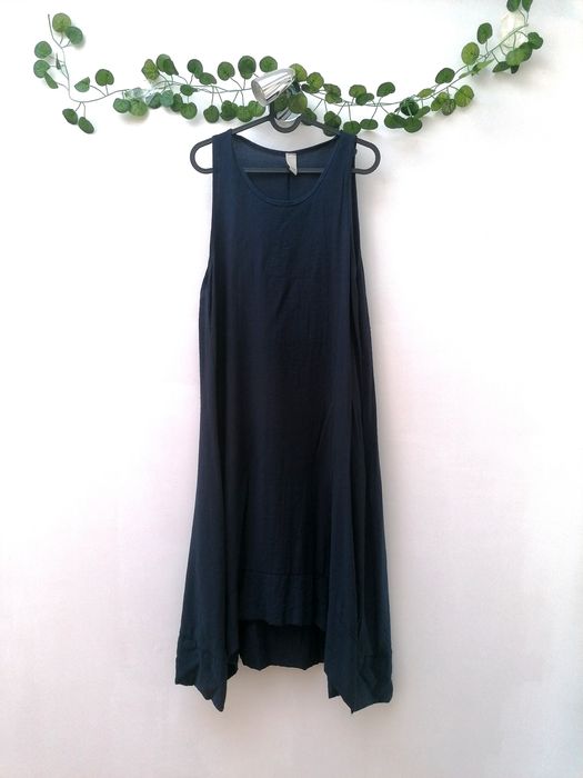 Vestido Largo Azul Marinho