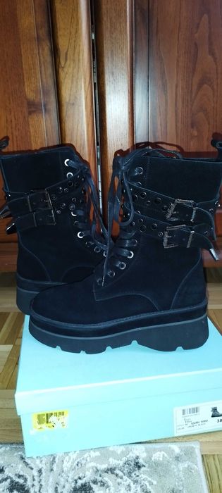 Trapery trzewiki botki Alma en Pena skóra naturalna r. 38