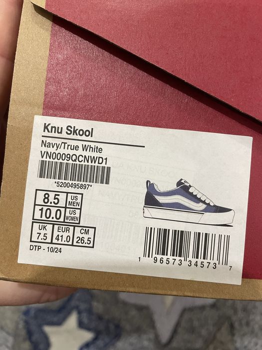 Продам кеды vans knu skool