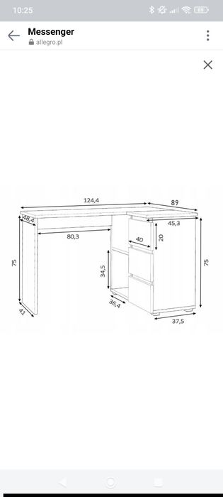 Pojemne biurko  komputerowe narożne NEO BIAŁE 3SZ
4,71
(153 oceny)