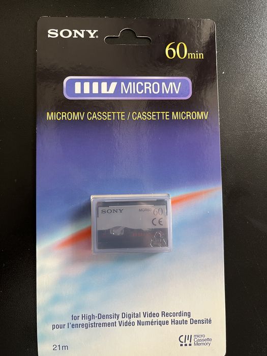 SONY MGR60BT MICRO MV Kaseta Cyfrowa 60min. NOWA