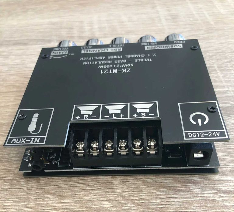 Новый Усилитель звука ZK-MT MAX 2.1 Channel (200 Вт) підсилювач звуку (оригинал)
