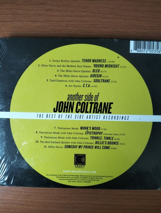 CD Another side of John Coltrane