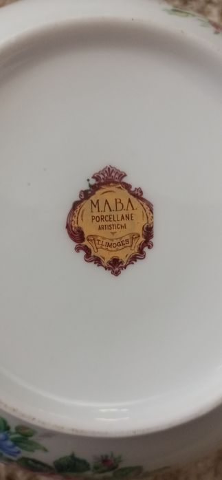 Bule coleção M.A.B.A. limoges