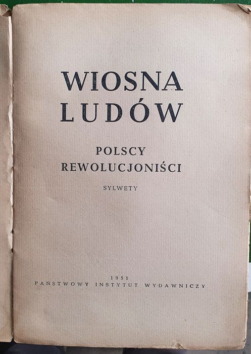 Książka Wiosna Ludów