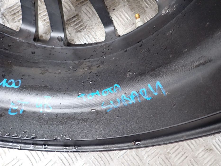 FELGI ALUMINIOWE TOYOTA SUBARU  7JX17  ET 48  5X100  PIASTA 56
