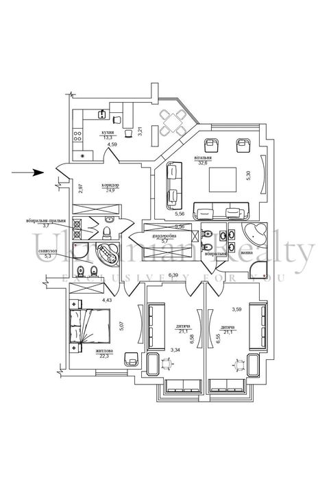 Продаж 4к квартири вул. Назарівська  23а. Ботанічний сад Фоміна