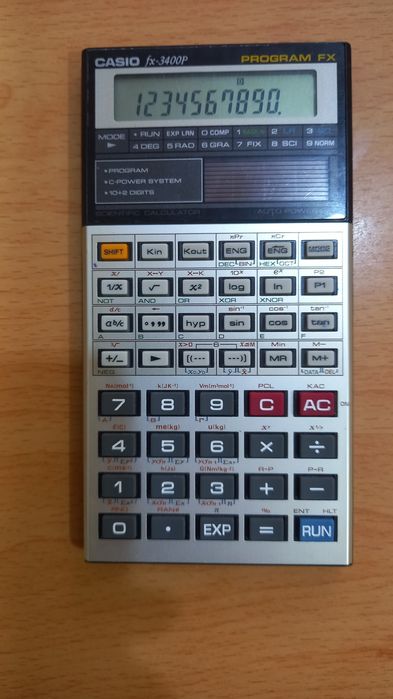 Калькулятор CASIO  fx-3400p