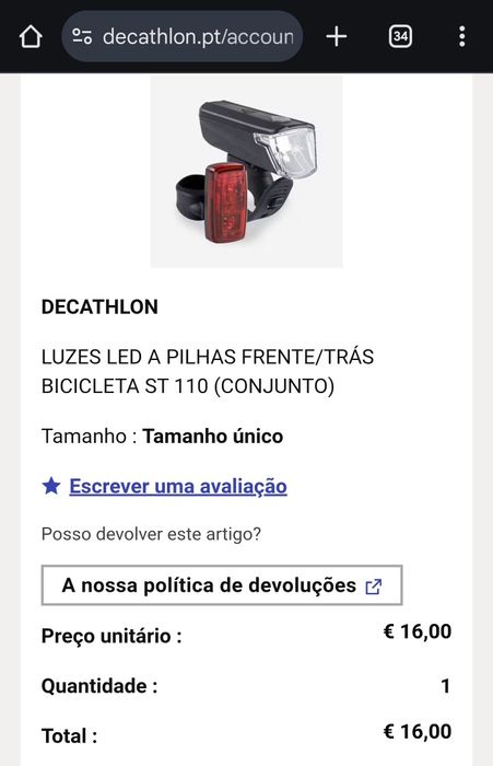 Bicicleta para peças
