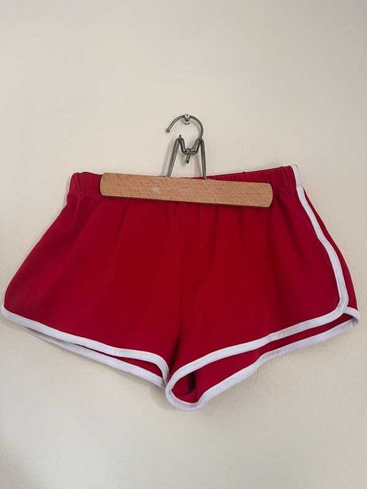 czerwone spodenki damskie ZARA - rozmiar S