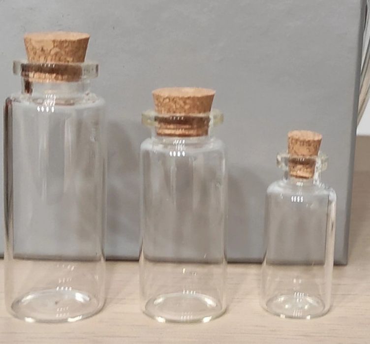 Frascos decorativos para lembranças