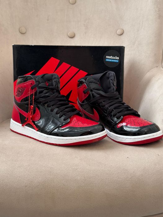 Nike Air Jordan 1 Retro High OG "Bred Patent" 42.5