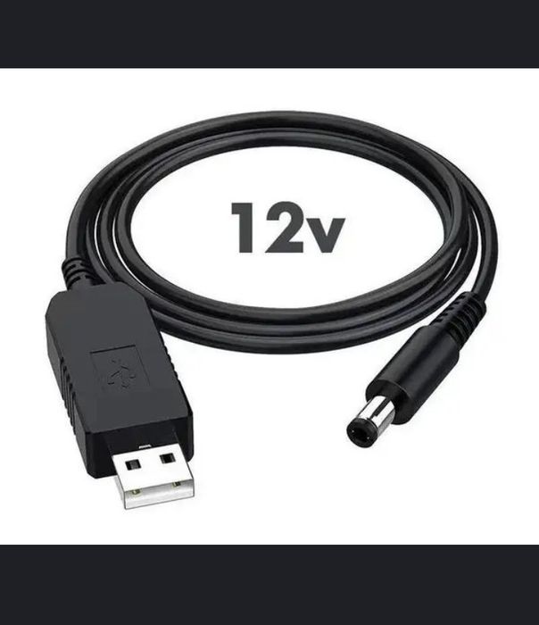 Кабель USB-C/ DC PD 5V 9V 12V 15V 20V 60W 3А для ноутбука, роутера
