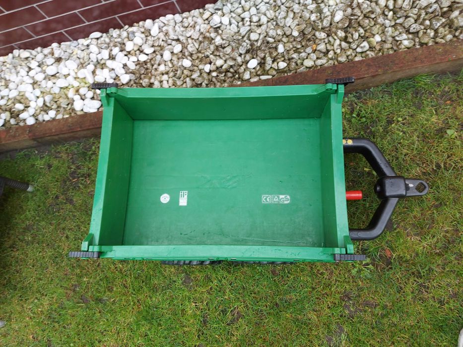 traktorek  Rolly Toys John Deere zabawka na pedały + przyczepa