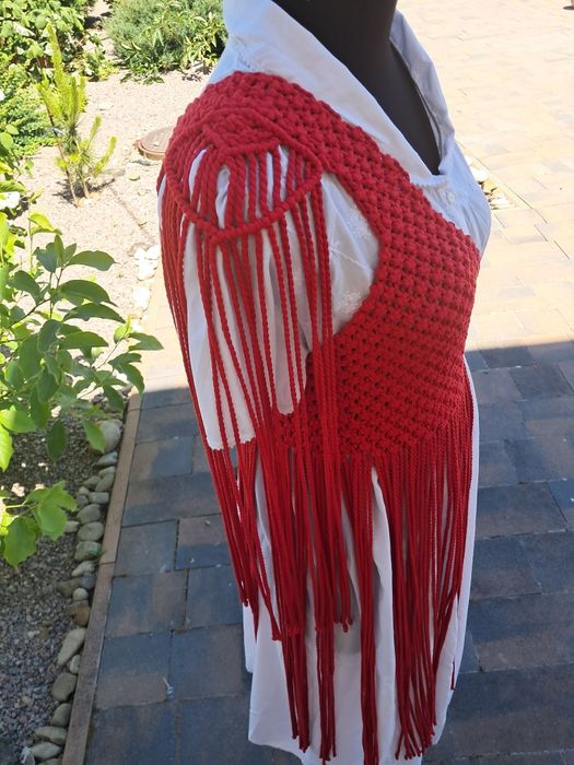 Виготовлення накидки макраме