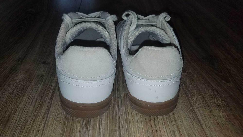 Buty ZARA 38/39 25cm modne skórzane tenisówki lekkie półbuty stan BDB