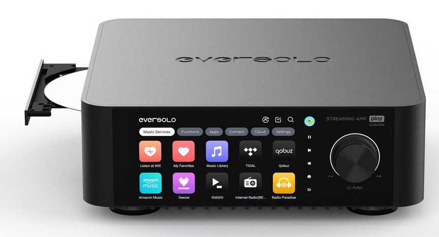 EverSolo Play CD Edition / Streamer sieciowy ze wzmacniaczem i CD