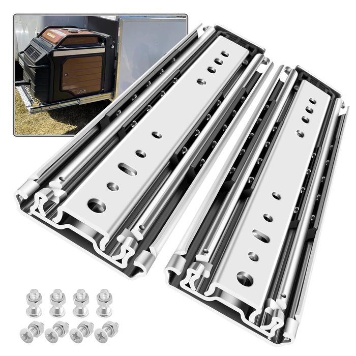SHUHANG Prowadnice do szuflad 220 kg - dł. 1100 mm