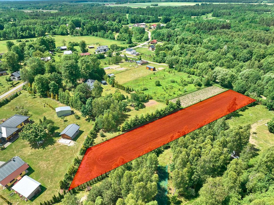 Działka budowlana 3098 m² | WZ na dom | Pełne media (kanalizacja, światłowód, prąd, woda) | Puchacze k. Horyńca-Zdroju - Widok 3