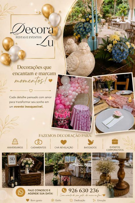 Decoração de festas
