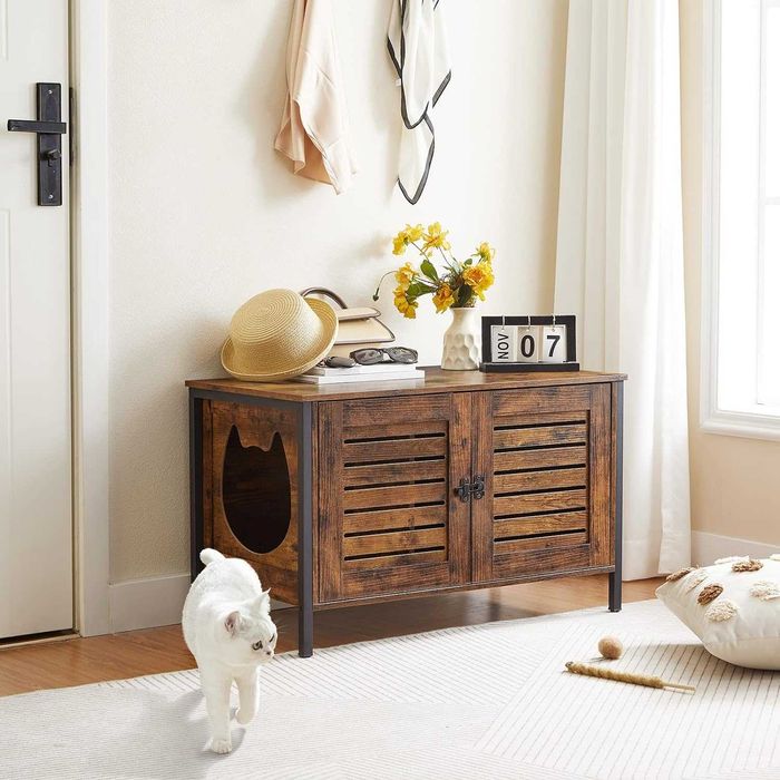 Casota cama de gato / pequenos animais / caixa de areia - ENVIO GRÁTIS