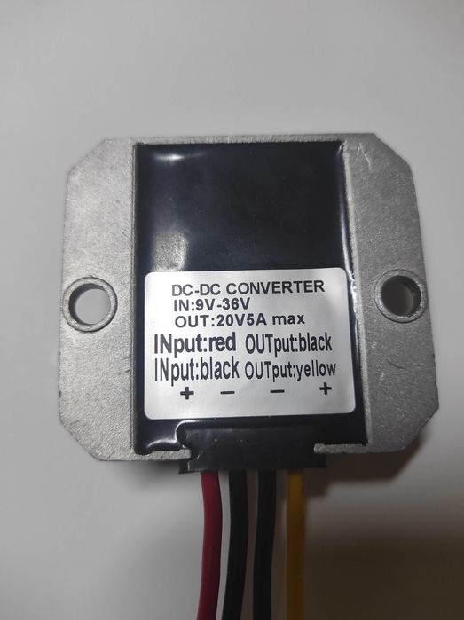 DC-DC преобразователь 9–36V → 20V 5A (100W) | Buck-Boost | Новый