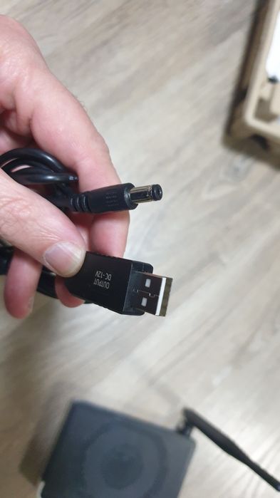 кабель для роутера на 9v та 12v інтернет без світла