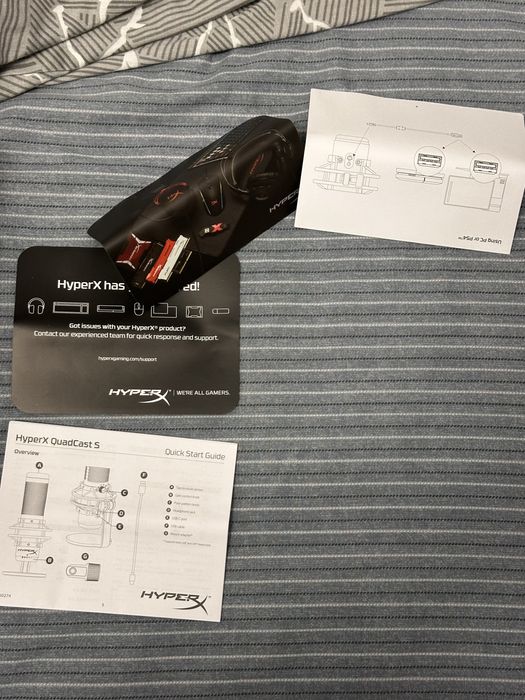 hyperx quadcast микрофон мікрофон хайпер ікс хайпер икс