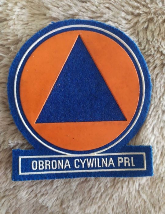 Obrona cywilna PRL naszywka