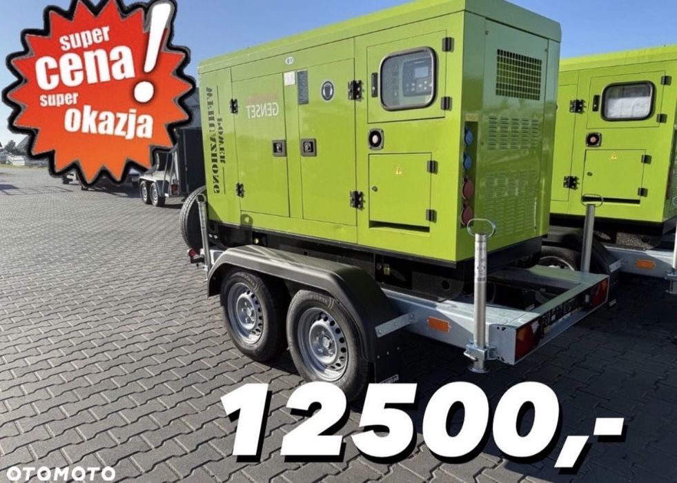 Głowacz Agregat  Nowa Przyczepa pod agregat prądotwórczy 260x120 2700kg