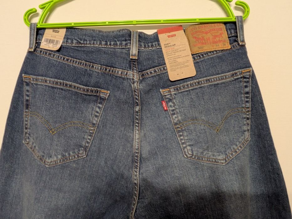 Dżinsy "Levi's" 505, rozmiar 34/34, nowe, niebieski. Pozdrawiam.