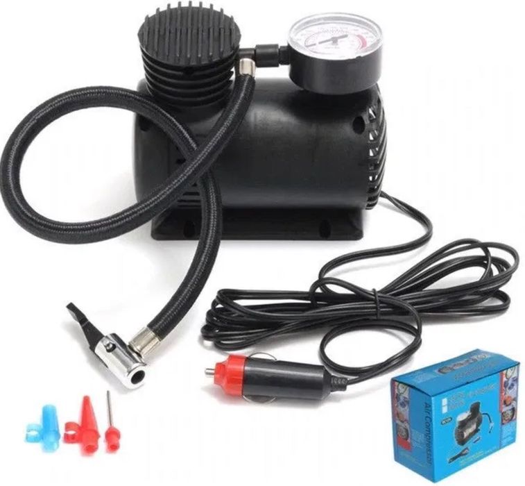 авто-Компрессор автоМобильный насос Компресор 12в от Прикуривателя