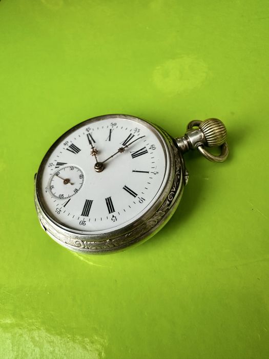 Srebro zegarek  kieszonkowy  antyk vintage