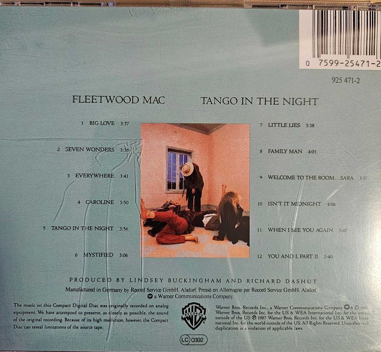 CD - Fleetwood Mac - Tango in the night