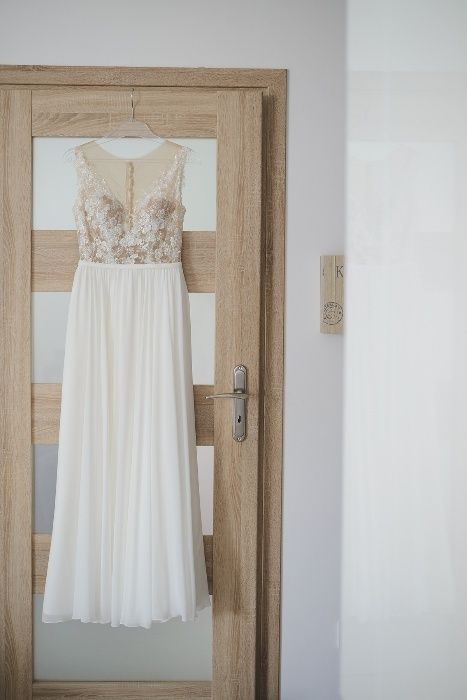 Suknia Ślubna Rozm S rustykalna