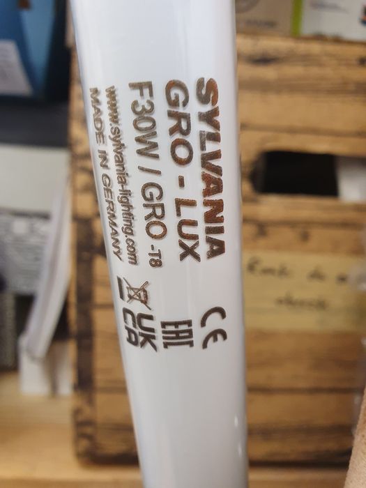 2 x świetlówka akwarystyczna  GROLUX T8 30W ROŚLINNA   Sylvania