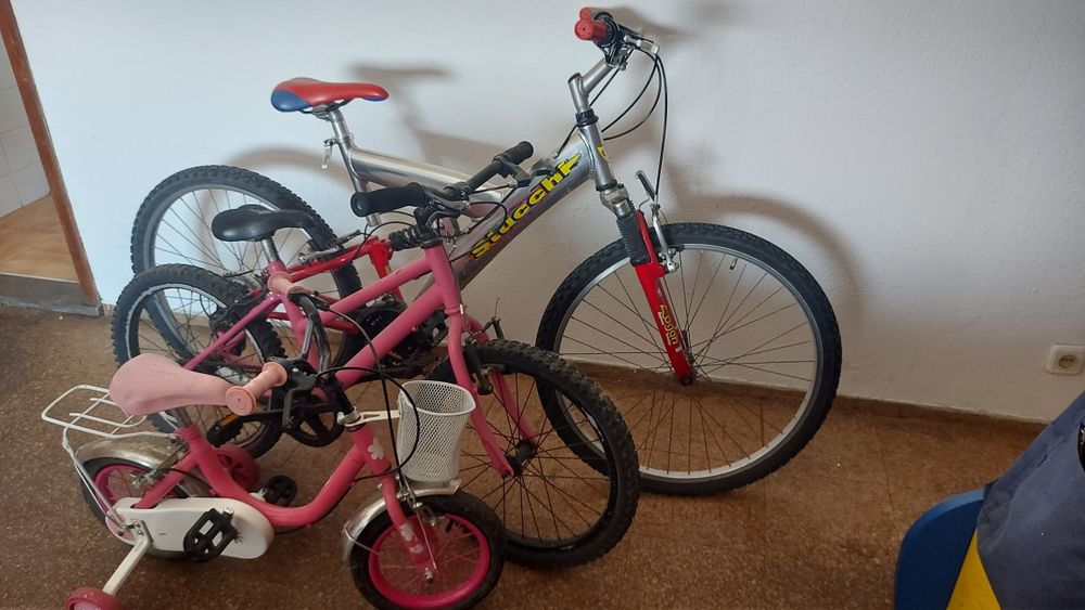 3 Bicicletas para desocupar
