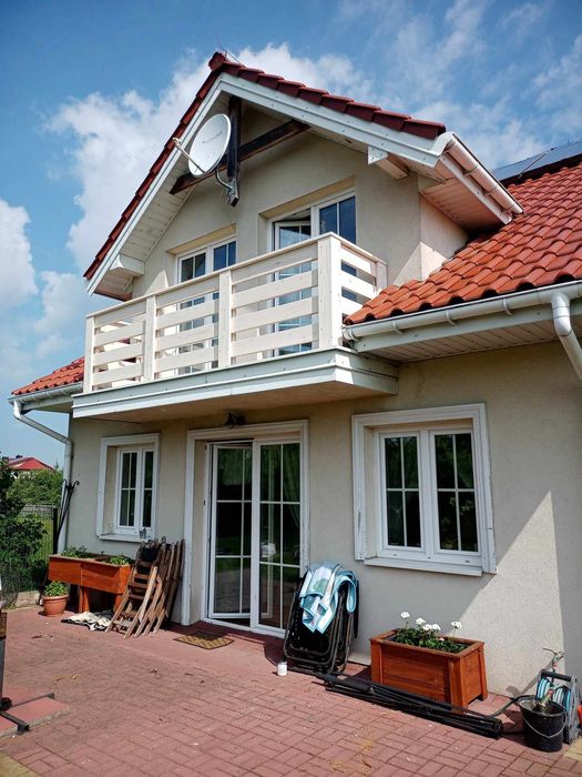 Balustrada balkonowa drewniana