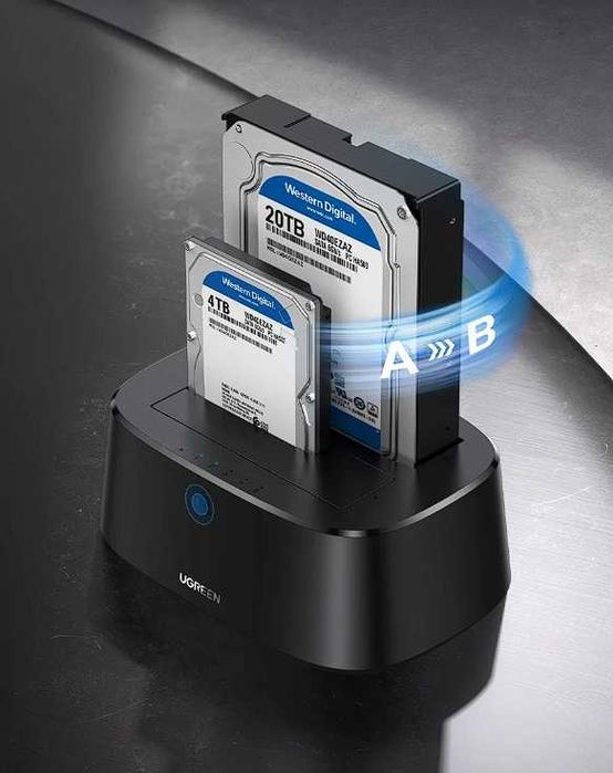 Док-станція UGREEN CM198 USB 3.0  SATA Dual-Bay Hard Drive Duplicator