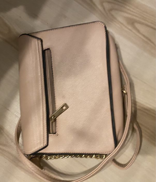 Torebka różowa w kwiatki-do soboty rezerwacja